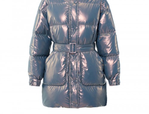 Women Shiny Puffer Long Jackets