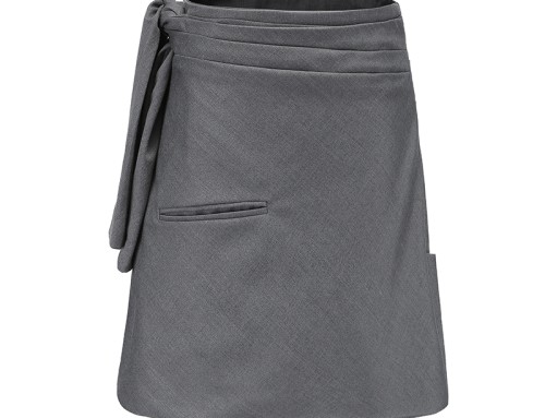 Grey High-End Suit Skirt