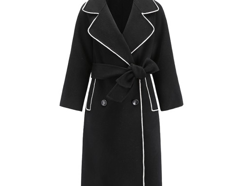 Medium Length Double-Sided Woolen Coat