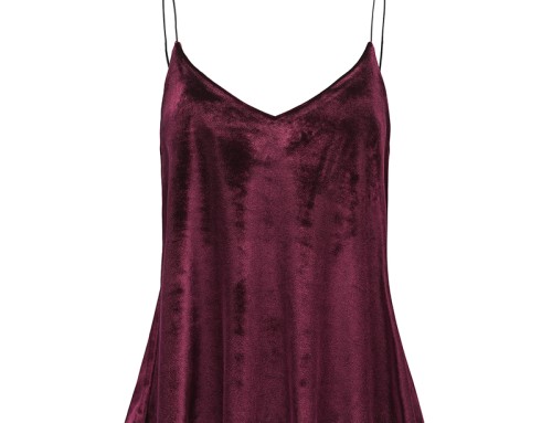 Sexy Deep V Backless Velvet Halter Top